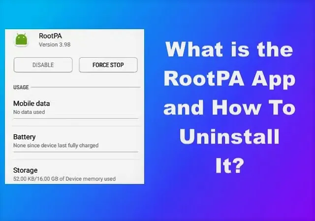 RootPA app on android
