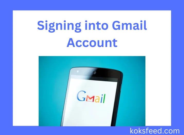 signing into Gmail account