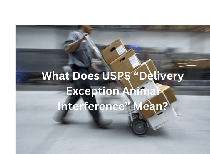 Delivery Exception Animal Interference